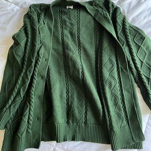 Aritzia Sunday best cable knit cardigan
